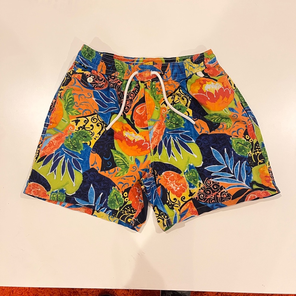 Ralph Lauren Tropical Print Swim Trunks